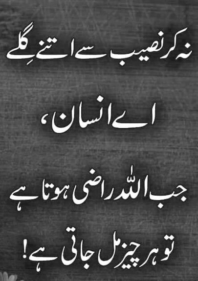 Jb Allah razi hota h to