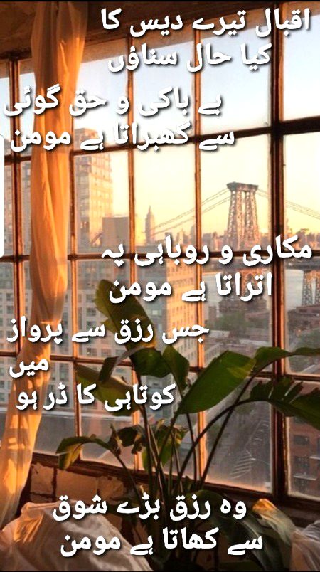 علامہ اقبال ۔