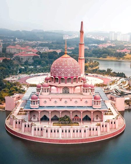 Pink mosque in Malaysia