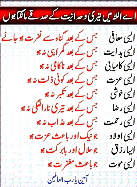 آمین یارب العالمین