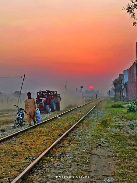 Tuny daikha h kbi ik nazar sham k bad... 
Kitny chup chap se lagty hn shajar sham k bad...!