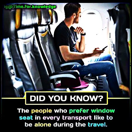 I didn't know but seriously I like window seat ʘ‿ʘ