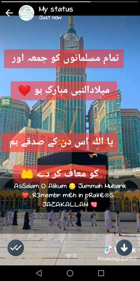 Rabi ul awall Mubarik ❤️ to all Muslims🙂