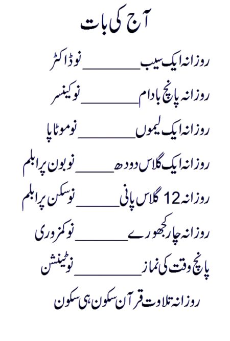 Point to be noted