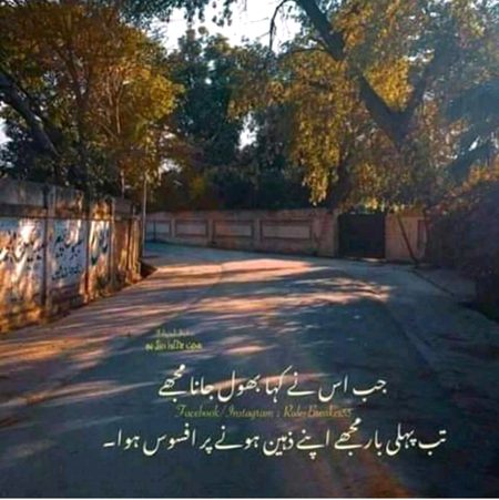 Tum fazool sasamjhthe thy mujhe.. 
Ab himmat kar or bhool ja.. 💔🖤