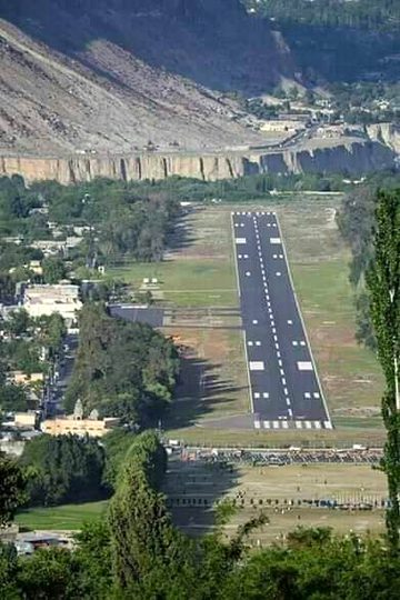 Beautiful view airport gilgit😍