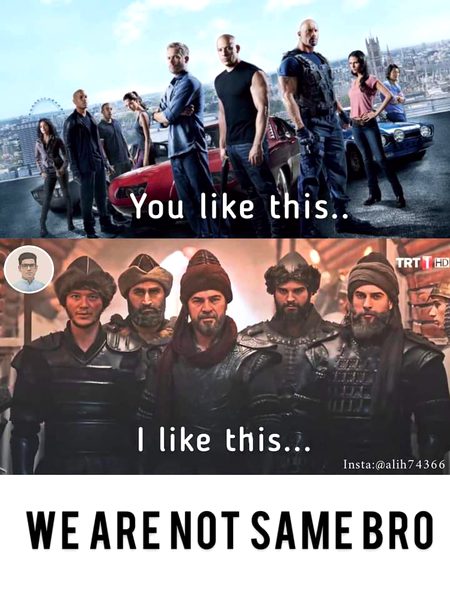 We r not same bro....