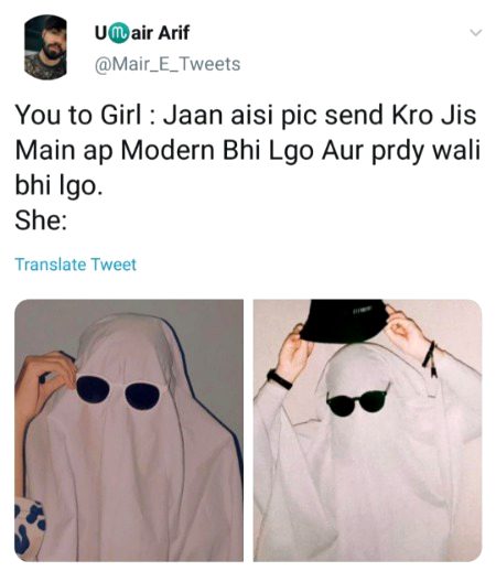 Modern pic but pardaywali