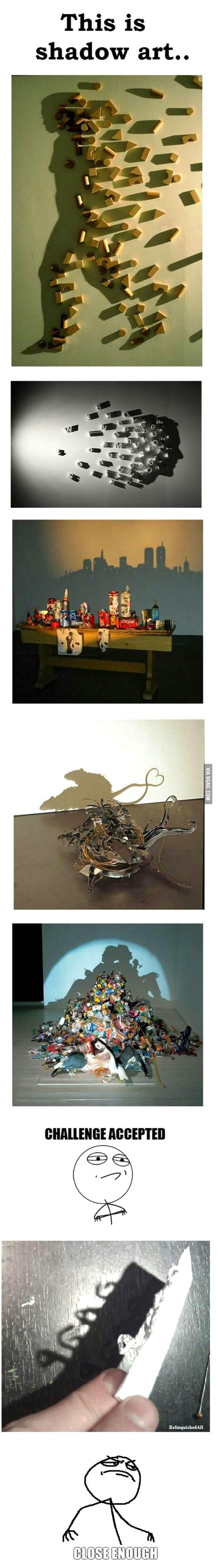Shadow art