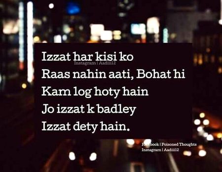 Izzat har kisi ko Raas nahi ati,