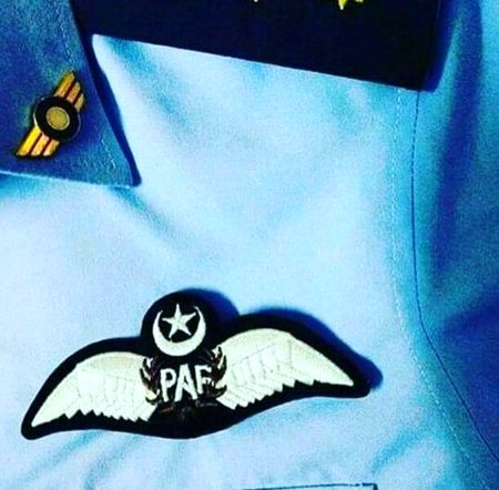 I was promoted to the rank of Pakistan Air Force .... Shukr Al hamdulilAllah💜💜