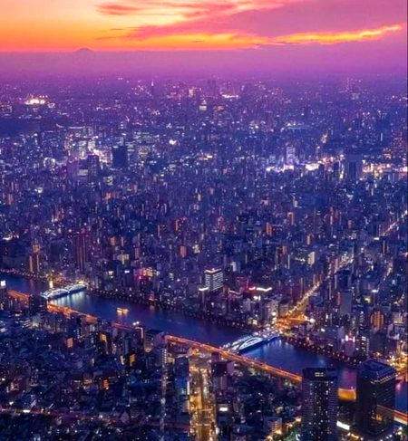 Beautiful veiw of japan