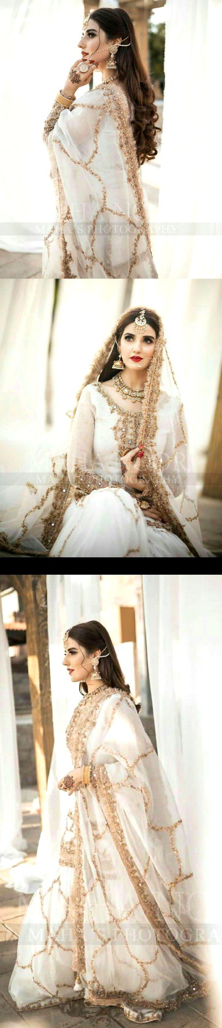 Stunning look in white__Hareem Farooq 💕💕