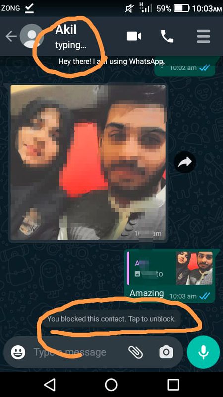 Bachi dekha raha tha apni block hogya .