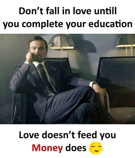 محبت اور میٹھی باتوں سے پیٹ نہیں بھرتا..کچھ کمانا بھی پڑتا ہے....🙁🙁