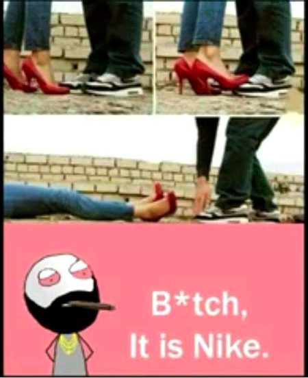 My shoes are expensive...!