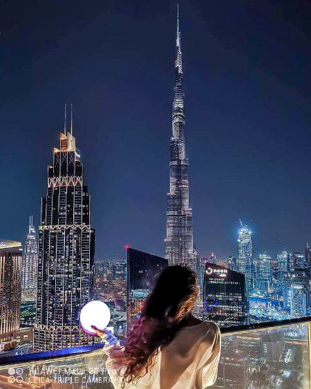Night veiw of dubai