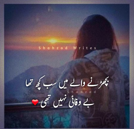بچھڑنے والے میں سب کچھ تھا
بے وفائی نہیں تھی