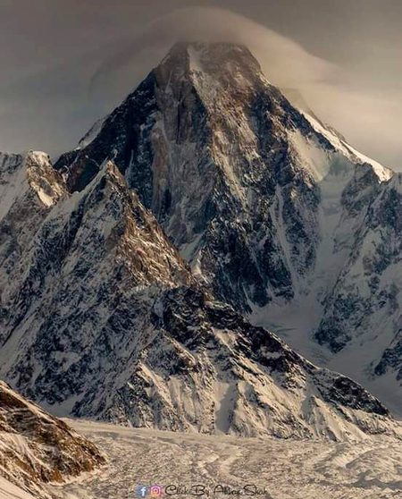 The 17th highest mountain on the earth and the 7th highest in pakistan   did you gyz know that 5*  of the world's 14 highest mountain are located in pakistan