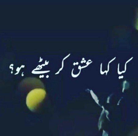 Kya kaha  ishq kar bathy ho