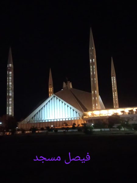 Faisalmasjid Night pic