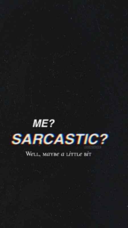 Am i sarcastic?😐🥀