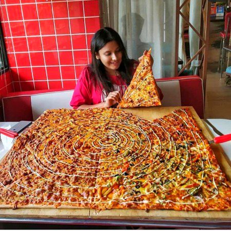 Biggest pizza