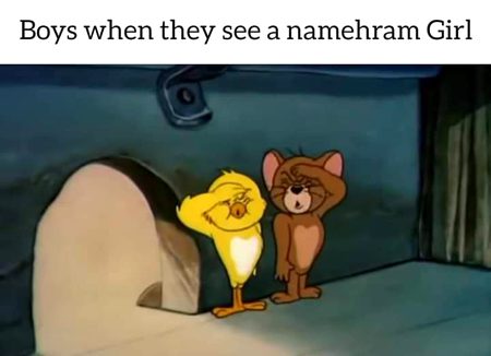 Mee too when see  any girl 🙈