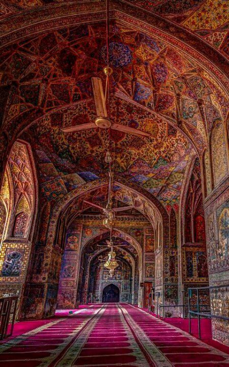 Beautiful Wazir Khan Mosque Lahore Pakistan ✨