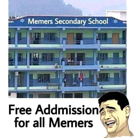 Chalo bhaeer ajao.jis jis ne admission lena hai..