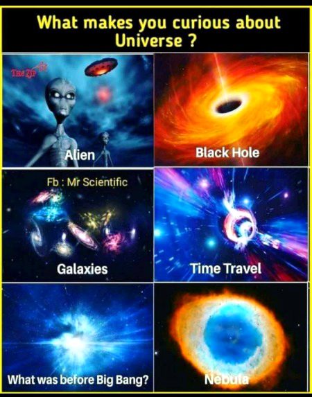 What makes you curious about universe?..