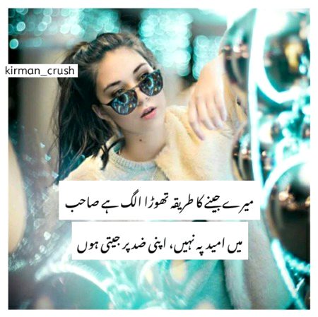 اپنی ضد پر