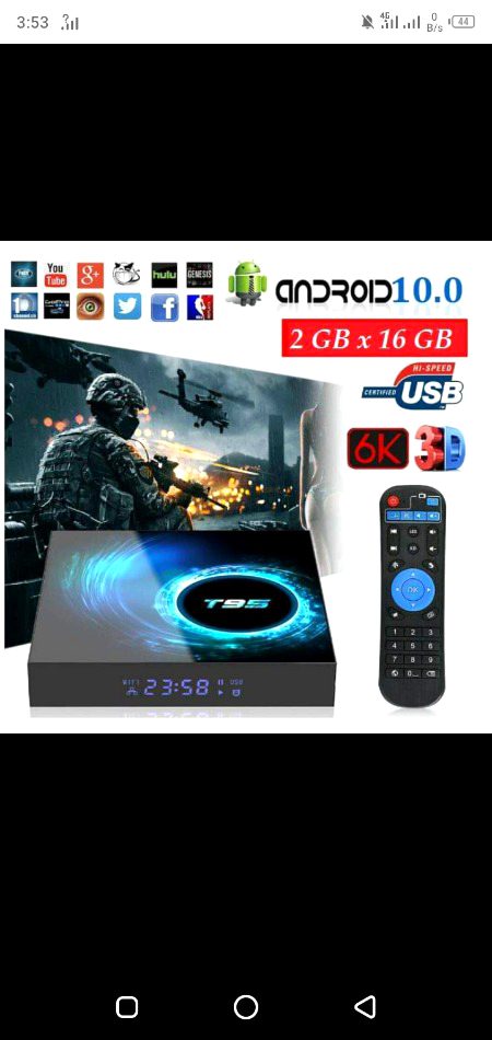 Android Smart Tv Box
Apne Tv / LED par is Box ke zariye Wifi Facebook Whatsapp Youtube 1000+ Channels 

More Detail 

Whatsapp
03092788969