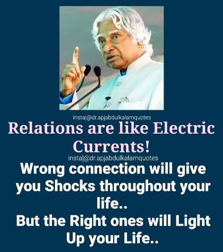 Relationship are like a electric current
