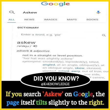 Did you Know