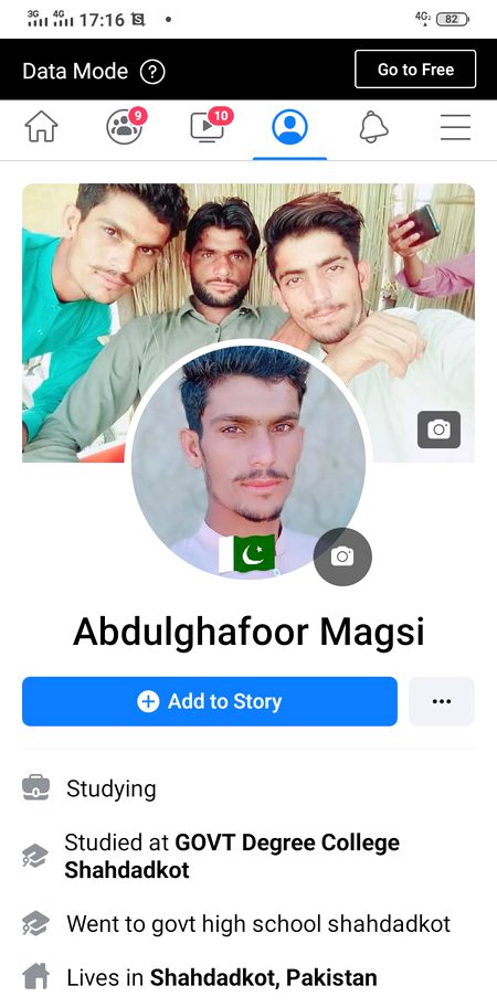 My Facebook I'd .
Send me friend request.