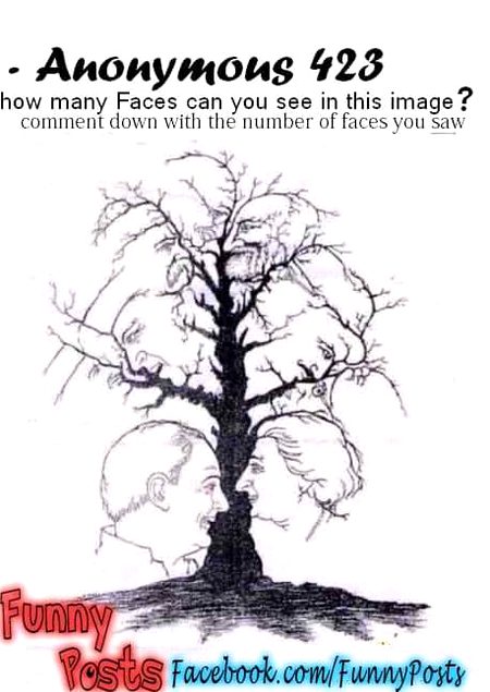 How many faces in this photo