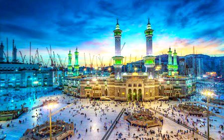 Evening 🌇 view of Makkah 😢