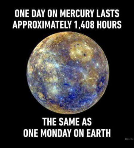1 day on MERCURY is still better 😒