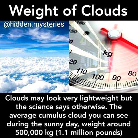 Weight of clouds 😱