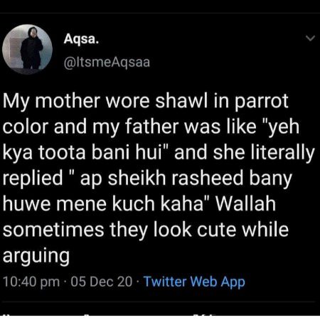 I love my Parent while aruging