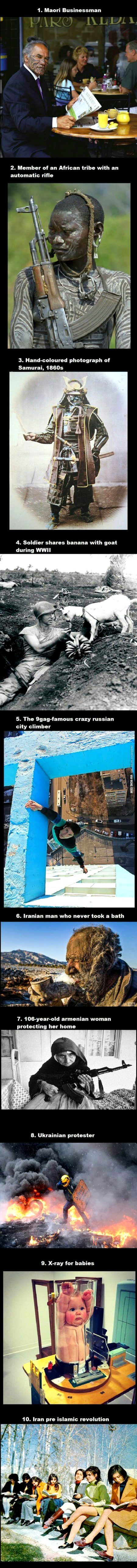 A collection of intresting pictures