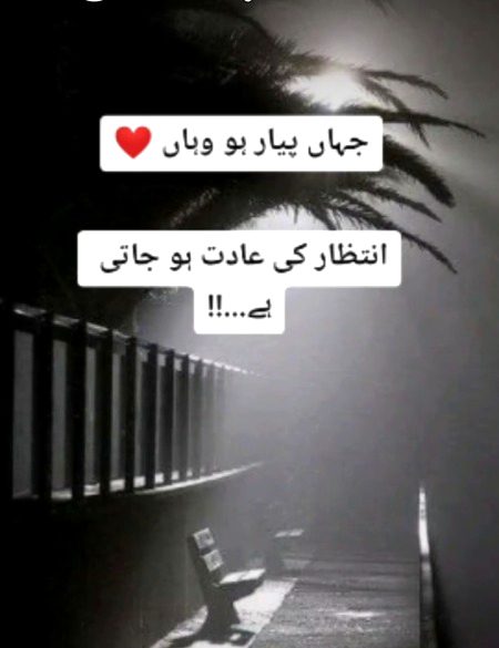 عادت ہو جاتی ہے 🖤