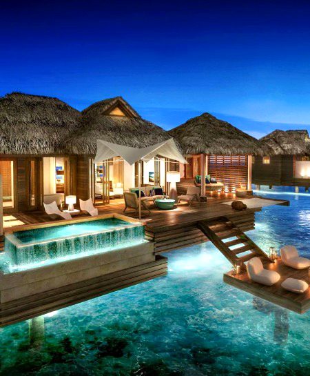 overwater hotel USA