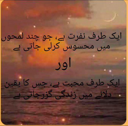 نفرت💔
محبت ❤️