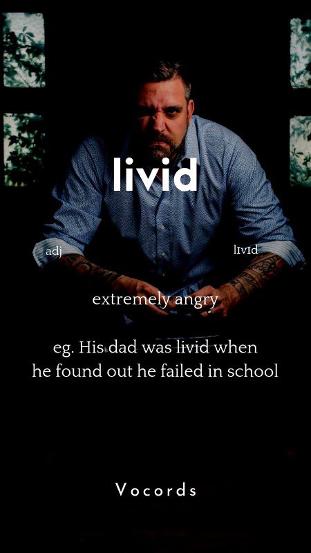 Word with meaning nd example