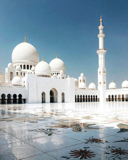 Sheikh zayed grand mosque abu dhabi😍