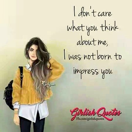 I dont care😏