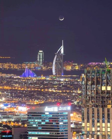 Night veiw of dubai