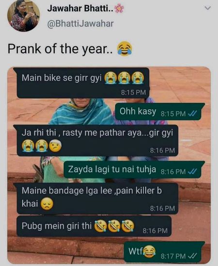 Prank oF the year...